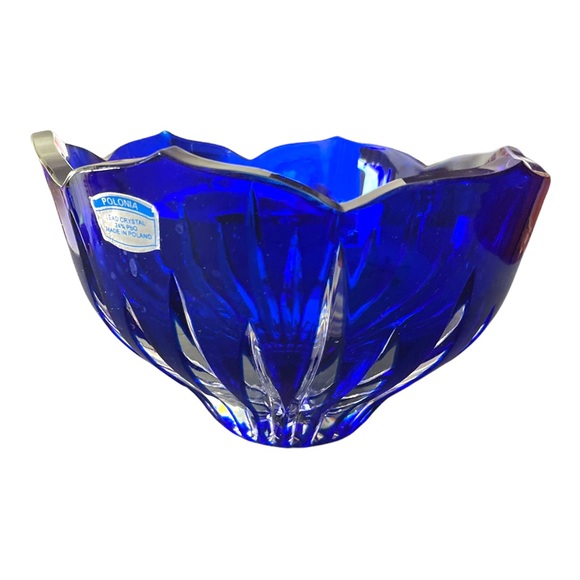 Vintage Art Crystal Bowl - Picture 2 of 8